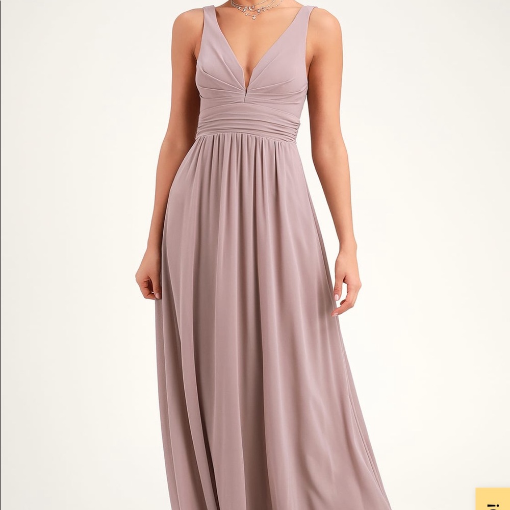 Lulus Leading Role Gray Dress- L